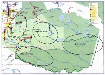 mapa de pueblosen aislamiento