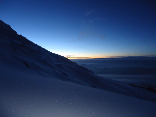 Amanecer en el Cayambe 2amanecer
