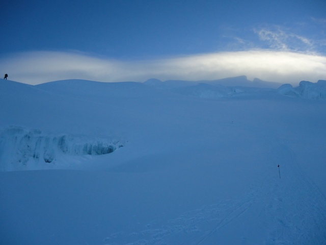 Vista hacia la cumbre del Cayambe 2vista cumbre