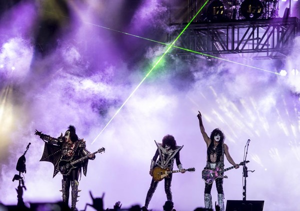 12/04/2015 Simmons, Thayer y Stanley de Kiss. Foto de Marco Salgado
