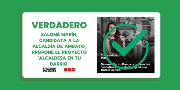 Salomé Marín Candidata Alcaldía de Ambato